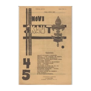 Novi skaut časopis : godina III., broj 4-5, 1932. Zagreb