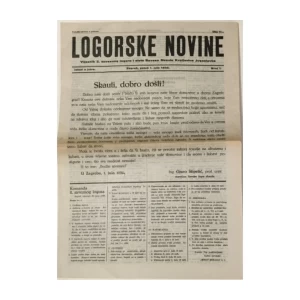 Logorske novine : broj: 1, 2 i 3, 1932.