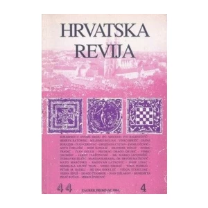HRVATSKA REVIJA 1994. SVEZAK 4 