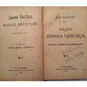 JOSIP DRAŽENOVIĆ: POVJEST JEDNOG VJENČANJA