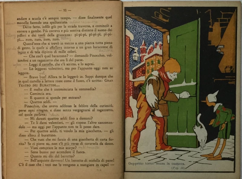 COLLODI C. : LE AVVENTURE DI PINOCCHIO