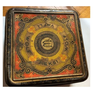 WOLF, BJELOVAR, LIMENA KUTIJA ZA KEKSE, PRIJE DRUGOG SVJETSKOG RATA