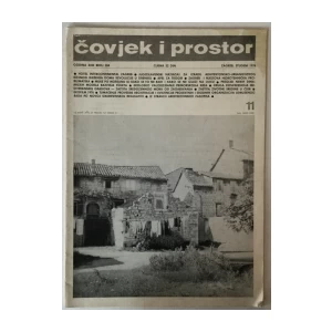 ČOVJEK I PROSTOR, MJESEČNIK ZA ARHITEKTURU, URBANIZAM, ČOVJEKOVU OKOLINU, SLIKARSTVO, KIPARSTVO, DIZAJN I PRIMJENJENU UMJETNOST, ČASOPIS BROJ 284. GODINA XXIII, 1976.
