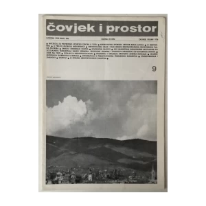 ČASOPIS ČOVJEK I PROSTOR, ARHITEKTURA, BROJ 9 GODINA 1976.