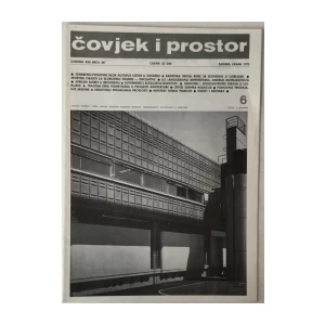 ČASOPIS ČOVJEK I PROSTOR, ARHITEKTURA, BROJ 6 GODINA 1975.