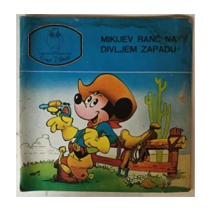 WALT DISNEY: MIKIJEV RANČ NA DIVLJEM ZAPADU, SAMOLJEPLJIVA SLIKOVNICA