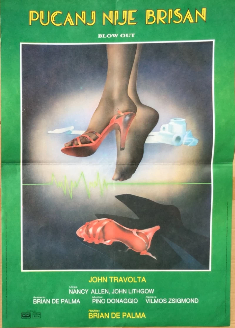 PUCANJ NIJE BRISAN (BLOW OUT) STARI PLAKAT