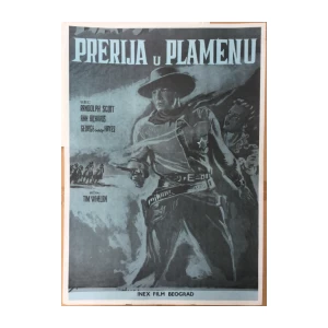 PRERIJA U PLAMENU (BADMAN'S TERRITORY) STARI PLAKAT