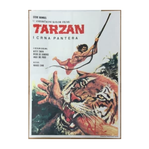 TARZAN I CRNA PANTERA (TARZAN AND THE BLACK PANTHER), STARI PLAKAT