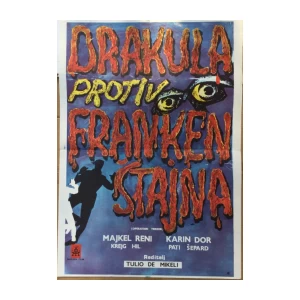 DRAKULA PROTIV FRANKENŠTAJNA (OPERATION TERROR/LOS MONSTRUOS DEL TERROR), STARI PLAKAT