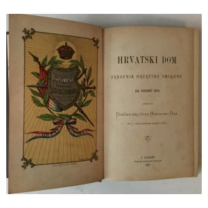 HRVATSKI DOM, ZABAVNIK HRVATSKE OMLADINE, ZA GODINU 1876.