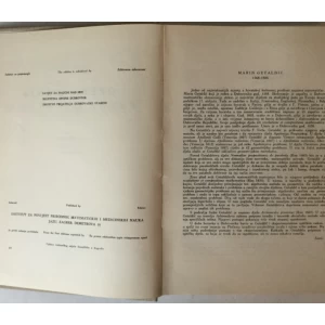 MARINI GHETALDI OPERA OMNIA (MARIN GETALDIĆ: SABRANA DJELA), UREDIO ŽARKO DADIĆ