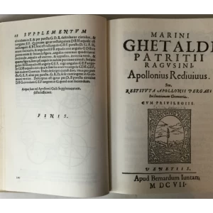 MARINI GHETALDI OPERA OMNIA (MARIN GETALDIĆ: SABRANA DJELA), UREDIO ŽARKO DADIĆ