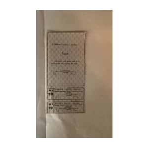 25 DIONICA TVORNICE KUVERATA I KONFEKCIJE PAPIRA LIPA-MILL IZ ZAGREBA, BROJ 004776-004800, VRIJEDNOST DIONICE 400 KRUNA, UKUPNO 10 000 KRUNA, 1920. GOD.