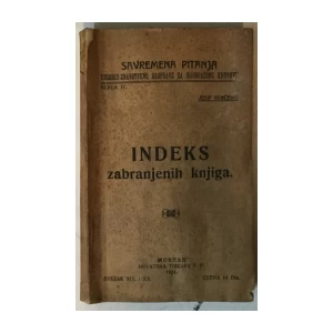 JOSIP GUNČEVIĆ: INDEKS ZABRANJENIH KNJIGA