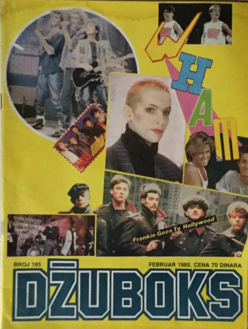 DŽUBOKS GLAZBENI ČASOPIS Br.185/1985
