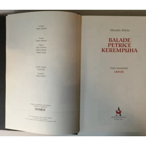 MIROSLAV KRLEŽA: BALADE PETRICE KEREMPUHA