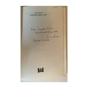 SLAVKO KOMAR: SUŠAČKI DANI 1941.