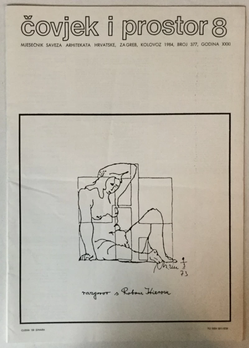 ČASOPIS ČOVJEK I PROSTOR, ARHITEKTURA, BROJ 8 GODINA 1984.