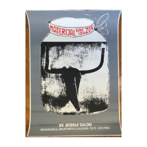 MATERIJAL KAO IZAZOV, XII JESENJI SALON, BANJA LUKA, UMJETNIČKA GALETIJA 1985