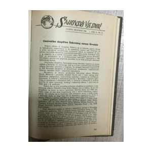 Šahovski vjesnik, god. II (1947.-1948.) br 1-15