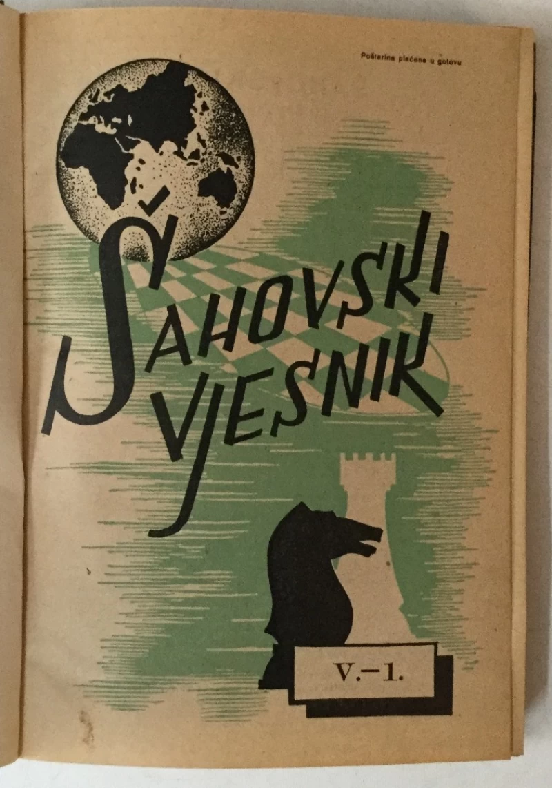 ŠAHOVSKI VJESNIK, GOD. V (1951.) BR 1-12