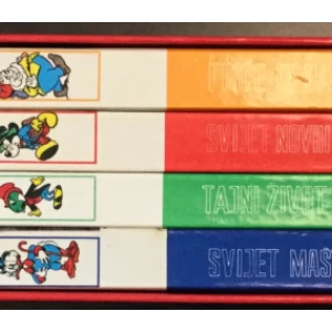 Čudesni svijetovi Walta Disneya 1-4 u orginalnoj kutiji