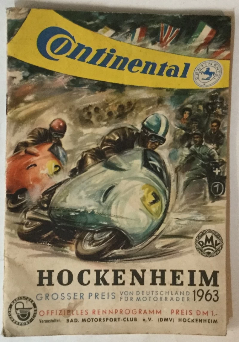 Grosser Preis von Deutschland für Motorräder, Hockenheim - Ring 26. Mai 1963