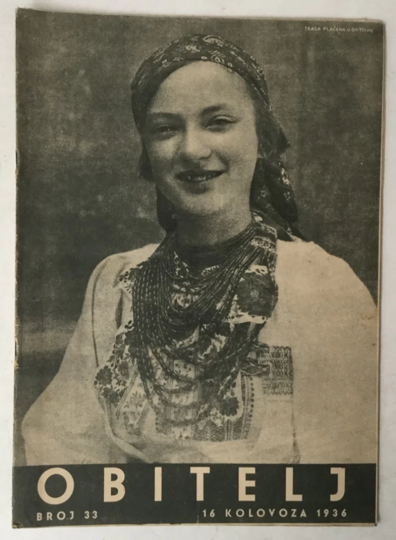 Ilustrovani tjednik Obitelj, god. 1936. br. 33