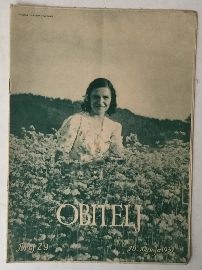 Ilustrovani tjednik Obitelj, god. 1937. br. 29