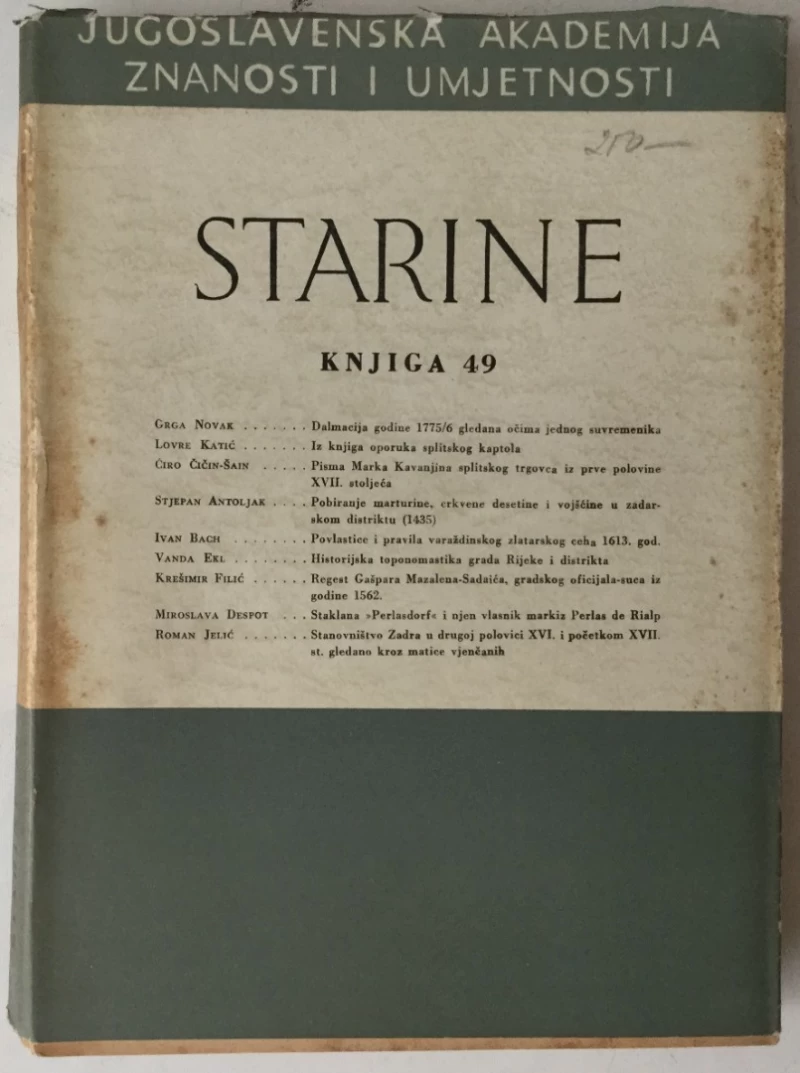 Starine, knjiga 49