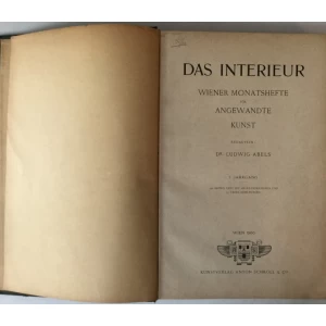 Das Interieur, Wiener Monatshefte für angewandte Kunst