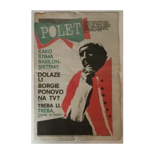 Polet, Tjednik Saveza socijalističke omladine Hrvatske broj 258 