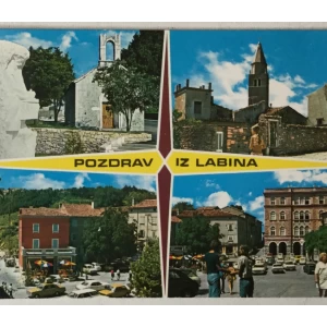 Labin: stara razglednica Pozdrav iz Labina