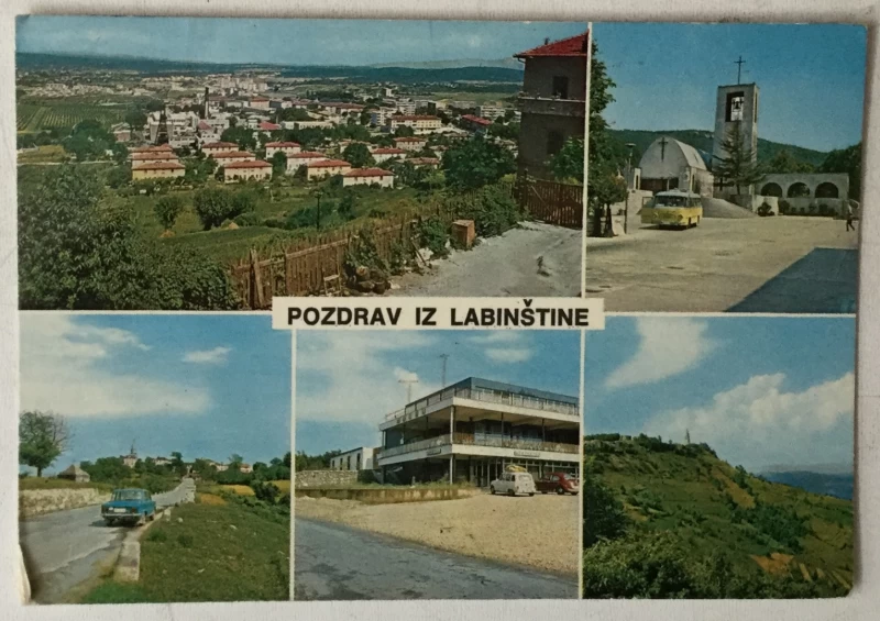 Labin: stara razglednica Pozdrav iz Labinštine