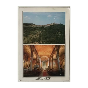 Labin: stara razglednica Crkva rođenja Marijina