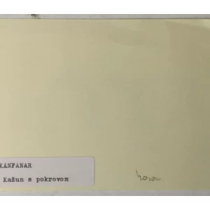 Kanfanar: skica Kažun s pokrovom