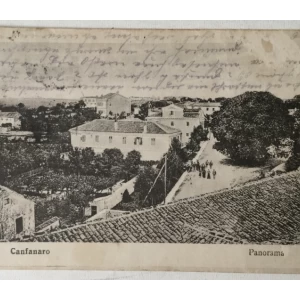 Kanfanar: stara razglednica Canfanaro Panorama