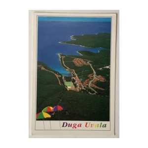 Duga Uvala: stara razglednica pogled s kopna