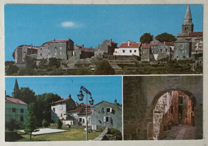 Grožnjan: stara razglednica