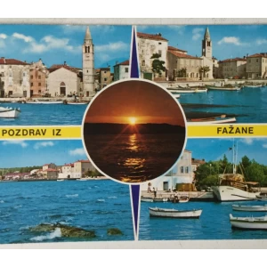 Fažana: stara razglednica Pozdrav iz Fažane