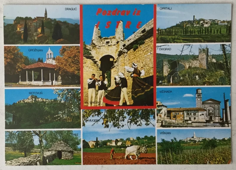 Pozdrav iz Istre: stara razglednica 10 slika