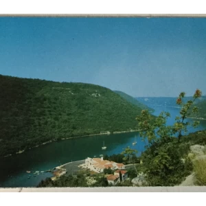 Limski kanal: stara razglednica u boji 1