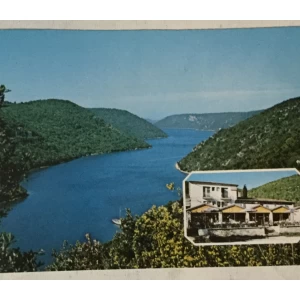 Limski fjord: stara razglednica Lim Fiord restaurant