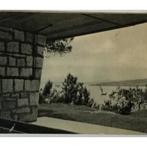 Medulin: stara razglednica Motiv sa kupališta Bijeca