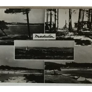 Medulin: stara razglednica pet motiva
