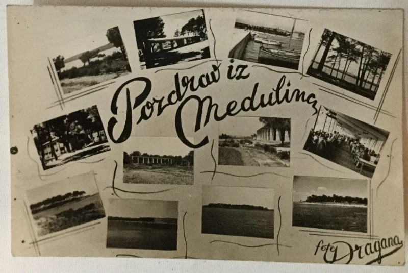 Medulin: stara razglednica Pozdrav iz Medulina 12 motiva 2