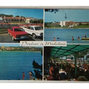 Medulin: stara razglednica četiri motiva Pozdrav iz Medulina