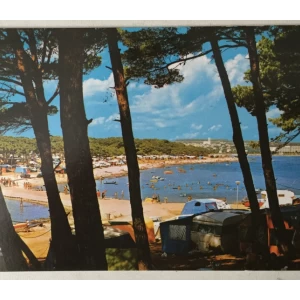 Medulin: stara razglednica kamp