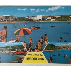 Medulin: stara razglednica 3 motiva Pozdrav iz Medulina
